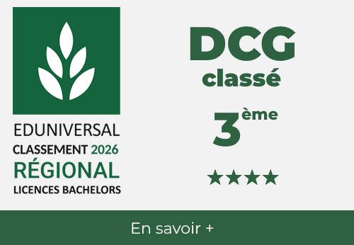 Programme DCG class&eacute; 3&egrave;me en Grand-Est, seul programme DCG class&eacute;